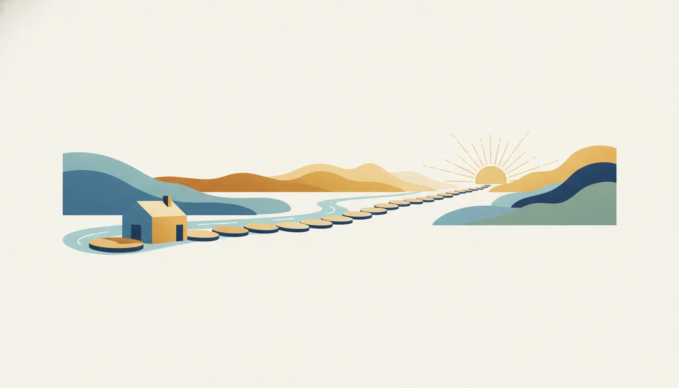 Editorial illustration for A Mortgage Is a Timeline, Not a Snapshot: Testing a 30-Year Loan.