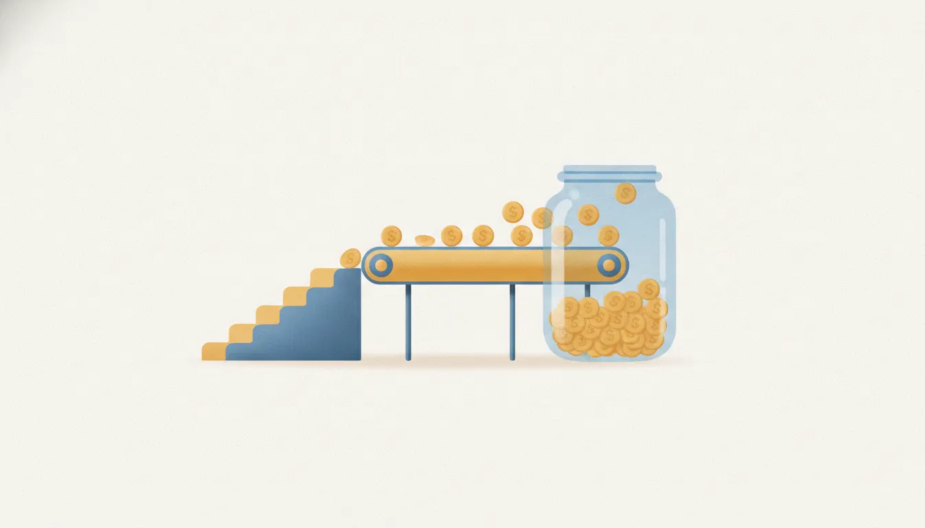Editorial illustration for Automatic Enrollment and Escalation: How Plan Defaults Work.