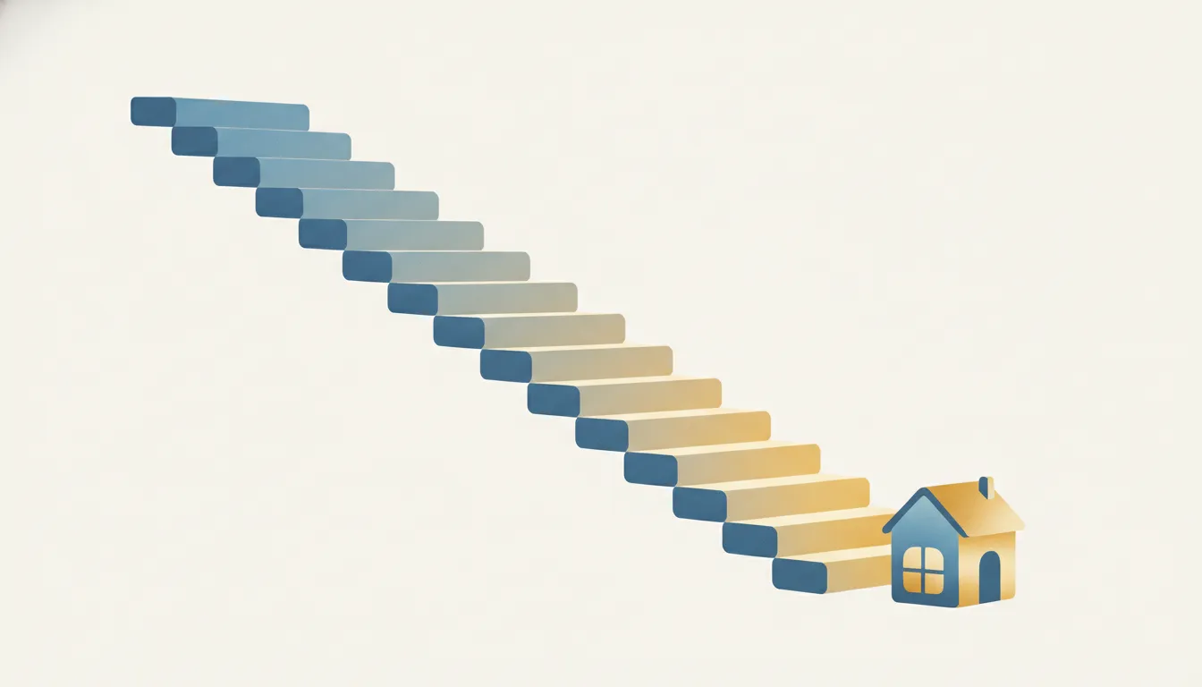 Editorial illustration for How a Mortgage Amortization Schedule Really Works.