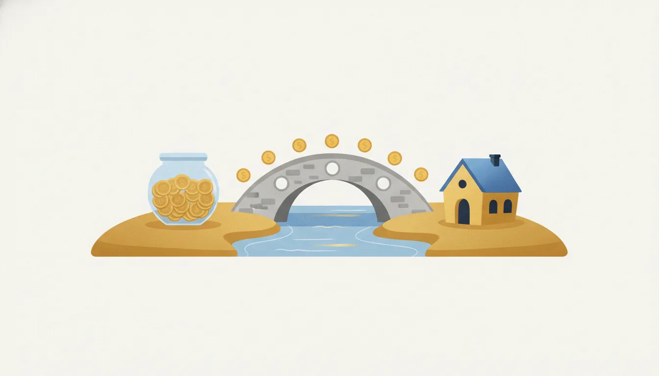 Editorial illustration for How Banks Earn on the Gap Between Savings and Loan Rates.