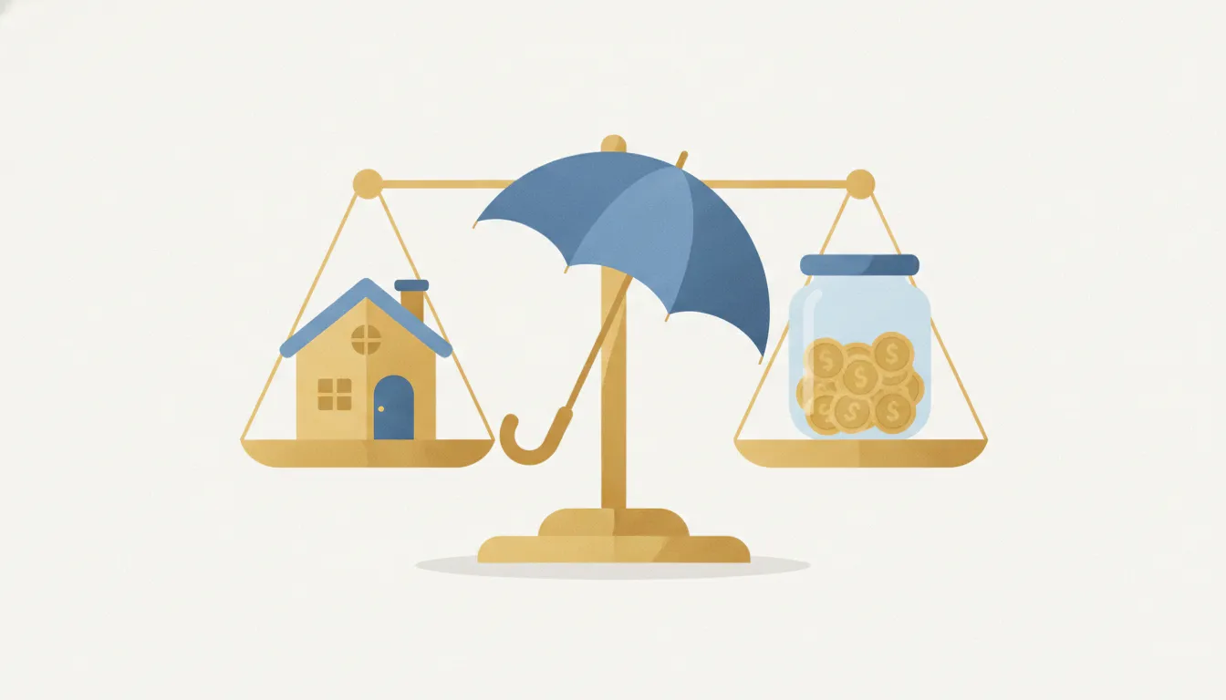 Editorial illustration for Keep the Mortgage or Pay It Down? Conditions on Both Sides.