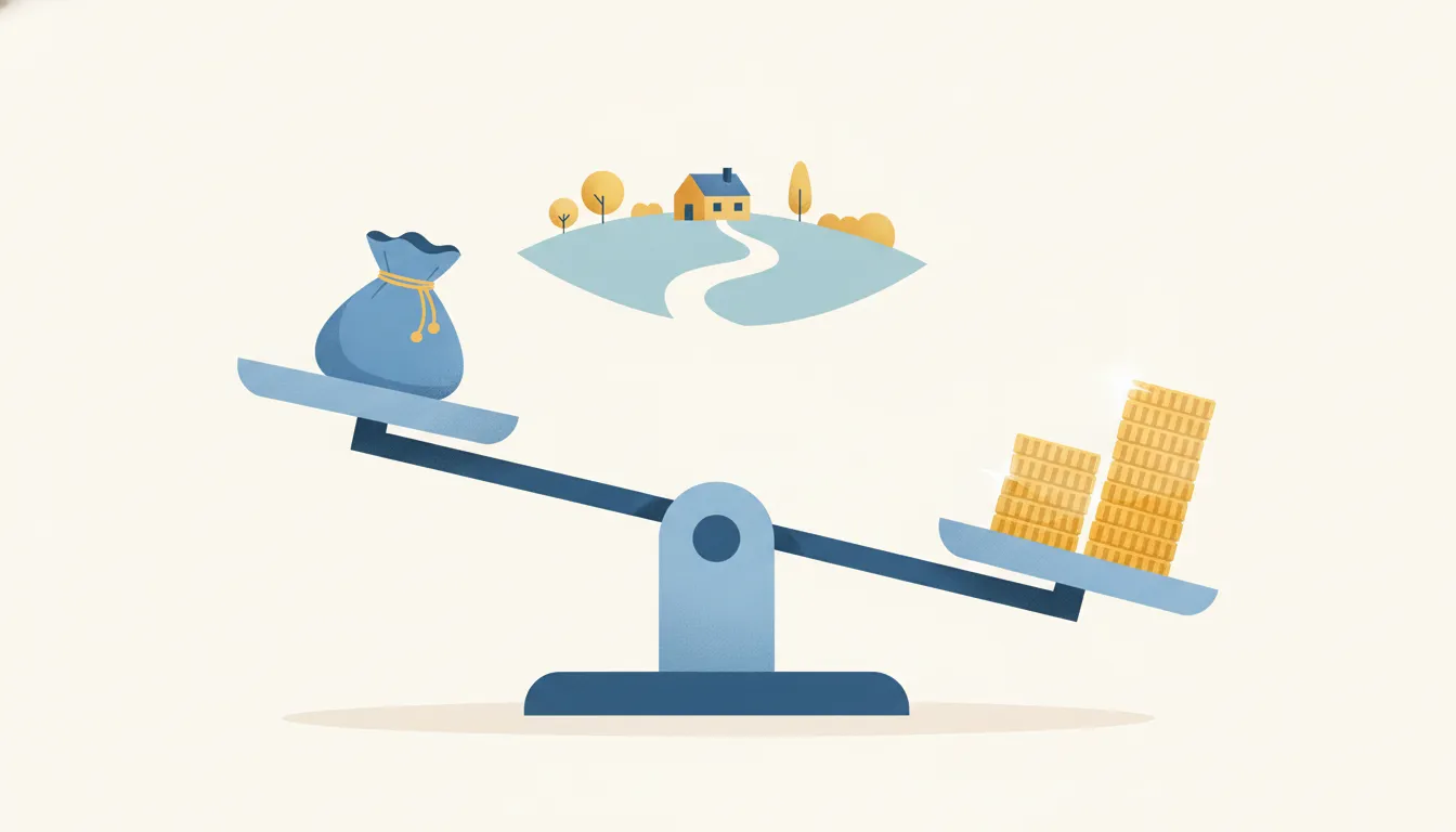 Editorial illustration for Why Losses Loom Large: Loss Aversion in Household Money Choices.
