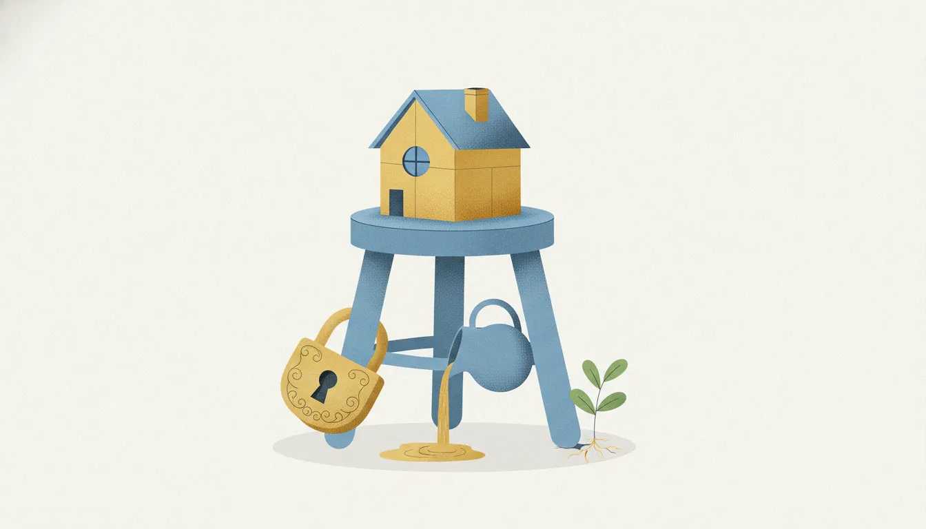Editorial illustration for Safety, Liquidity and Return: Questions to Ask About Your Home.