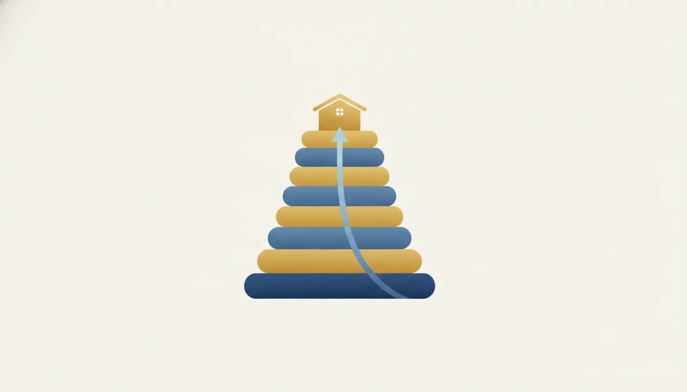 Editorial illustration for What Goes Into a Mortgage Rate? Market and Borrower Factors.
